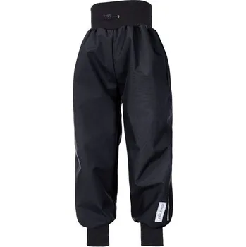 LITTLE ANGEL Kalhoty softshell tenké náplet černá Vel. 104