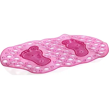 Protiskluzová podložka Brilanz Feets 67 x 35 cm růžová