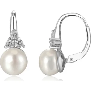 Náušnice Olivie PERLA - stříbrné náušnice 2704 Ag 925; ≤3,4 g.
