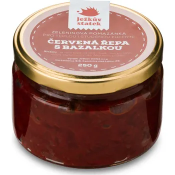 Rostlinná pomazánka Červená řepa s bazalkou, 250 g