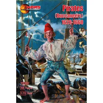 Plastikový model Mars Figures 1/72 Pirates (Buccaneers) 1620-1660