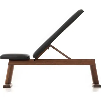 Posilovací lavice NOHrD WeightBench Walnut (Ořech) Artificial Leather Black