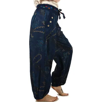 Dámské kalhoty Glara Stylové harémové kalhoty se zajímavým vzorem 425144