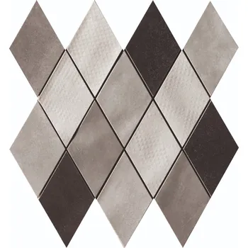 Mozaika Cir Materia Prima mix grey rombo 25x25 cm lesk 1069907