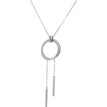 Náhrdelník Dámský stříbrný náhrdelník STNAH077F