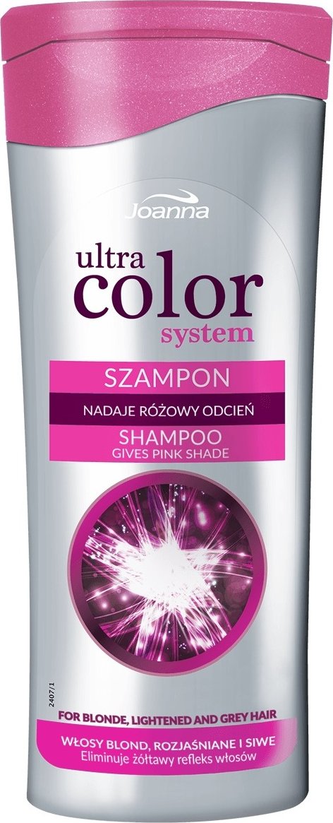 Joanna Ultra Color Pink Shampoo šampon Pro Blond Vlasy 200 Ml Od 51 Kč Zbozicz 3984