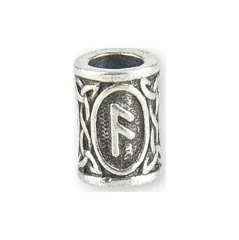 Dětské navlékací korálky imago Runový korálek - Ansuz, barva mosazná