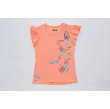 Dívčí tričko Dívčí tričko oranžové WOLF S2922 Velikost: 152