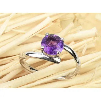 Prsten Prsten s ametystem standard brus Ag 925/1000 + Rh
