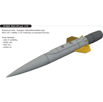 Plastikový model Eduard 1/72 BOZ-107 pod