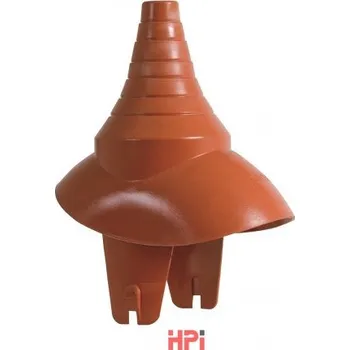 Střecha Venduct Anténní průchodka pro základní prostupové tašky plastové průměr 125 mm - rozměr průchodu 22 až 75 mm Červená (ks) - množstevní sleva při odběru nad 12 000 Kč