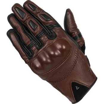 Moto vesta Rebelhorn THUG II hnědé kožené rukavice na motorku S