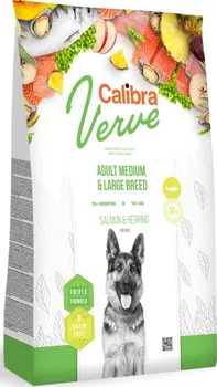 Krmivo pro psa Calibra Dog Verve GF Adult Medium & Large Salmon & Herring 12 kg