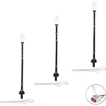 Modelová železnice Woodland Scenics N lucerna na parkoviště jednoduché hotový model WJP5641 3 ks