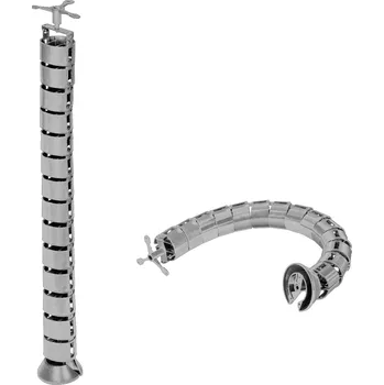 kabelová chránička Onpira Stříbrný kabelový svod 75 cm