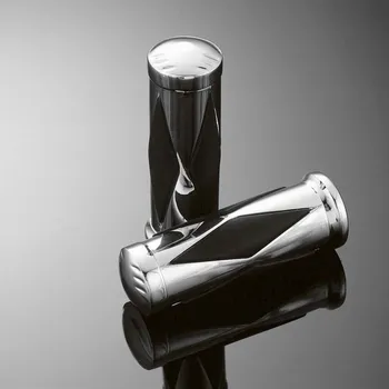 Gripy 25mm Highway Hawk DIAMOND, leštěný chrom (2ks)