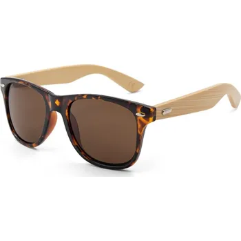 Sluneční brýle Wood Tiger, bambusové dřevo a plast, polarizace, UV filtr 400, designové brýle pro ženy