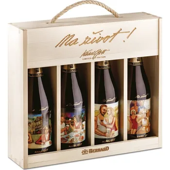 Pivo Recenze Bernard Box Limited Art Edition Karel Gott 16° 4x 0,75 l