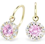 Cutie Jewellery Zlaté dětské náušnice C2745Z-Pink