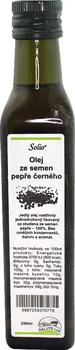 Rostlinný olej Solio Olej ze semen pepře černého 250 ml