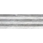 SUPERCERAMICA WEMBLEY obklad Relieve Stripe Gris G 20x60 (1,20 m2) WEM005 cena za 1 m2