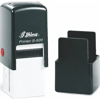 Razítko Razítko Shiny S-520 Printer Line, vlastní text 20 x 20 mm *Barva strojku: Černo-Šedá