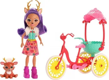 Panenka Mattel Enchantimals herní set na kolech