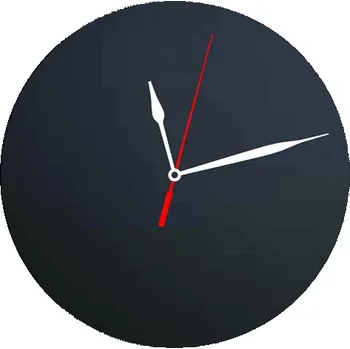 Hodiny Securit Nástěnná křídová tabule Silhouette s hodinami