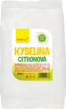 Univerzální čisticí prostředek Wolfberry Kyselina citronová sáček 1000 g