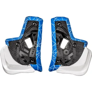 Helma na motorku Lícníce interiéru pro přilby AVIATOR 2.3 s HYDRA systémem, AIROH (modrá) (Velikost: M)