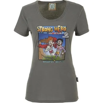 Dámské tričko E9 dámské triko Strong Hero-S20, šedá, M