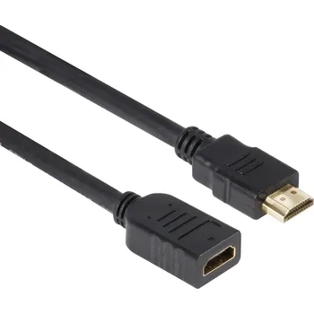 Audio kabel club3D HDMI prodlužovací kabel Zástrčka HDMI-A, Zásuvka HDMI-A 5.00 m černá CAC-1320 4K UHD HDMI kabel