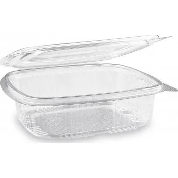 Miska hranatá s víčkem 750 ml (PET) 77607