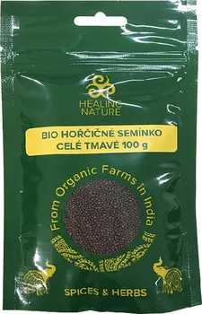 Koření Healing Nature BIO Hořčičné semínko celé tmavé 100 g