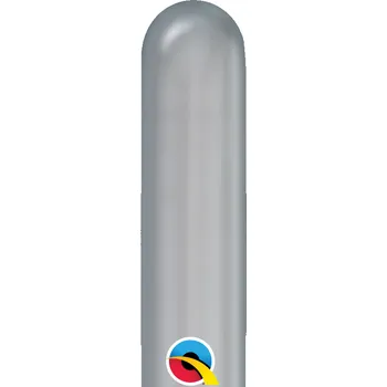 Balónek Svet balonku Tvarovací balónek metalický stříbrný