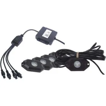 LED páska SHARK LED Rock Light,3"x2",9W,Multi-Color,Bluetooth Control,4 pcs Set