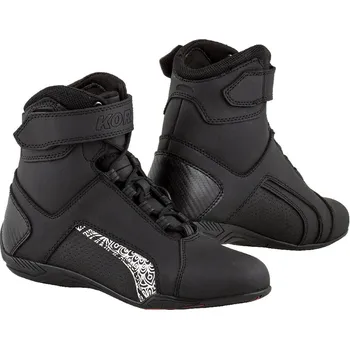 Moto obuv Boty Velcro 2.0, KORE, dámské (černé/bílé) (Velikost: 39)