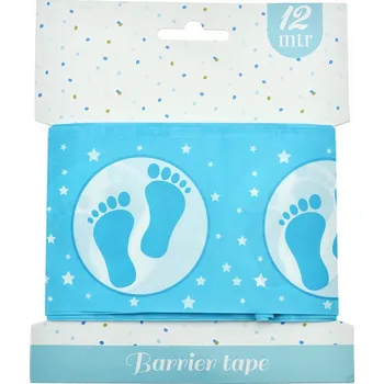 Dětská zábrana Euro Habitat Bariérová páska 12m, modrá