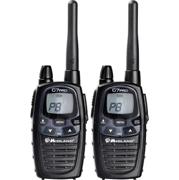 Vysílačka Midland G7 Pro Twin C1090.13 PMR a LPD radiostanice sada 2 ks