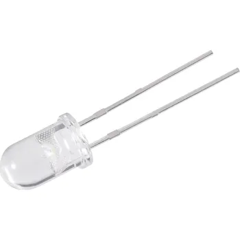 Polovodič Everlight Opto 393UYD/S530-A3 LED s vývody žlutá kulatý 8 mm 125 mcd 60 ° 20 mA 2 V