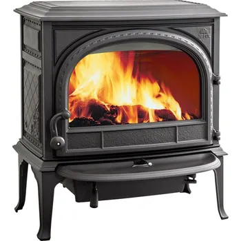 Krbová kamna Jotul F 400 CB ECO SE BBE - modročerný smalt, dvířka bez ozdobných příček