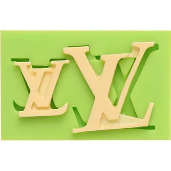 Jedlá dekorace na dort Silikonová formička módní značky II