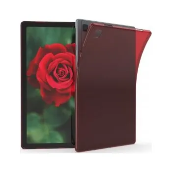 Pouzdro na mobilní telefon Průhledné pouzdro pro Samsung Galaxy Tab A7 10.4 (2020) - červená