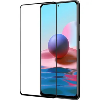 Picasee 3D ochranné tvrzené sklo s rámečkem pro Xiaomi Redmi Note 10 Pro - černé