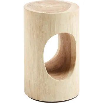 Toaletní stolek Dřevěný odkládací stolek Kave Home Halker 30 cm