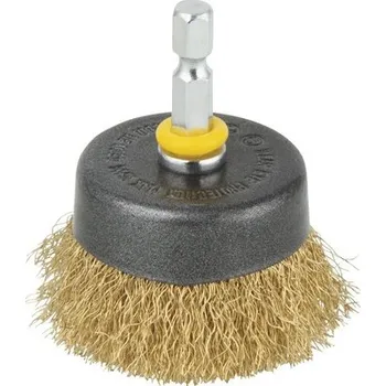 Drátěný kartáč Brusný kartáč WOLFCRAFT 50 mm, mosaz