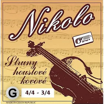 Struna pro kytaru a smyčcový nástroj Nikolo č.9 - samostatná houslová struna G