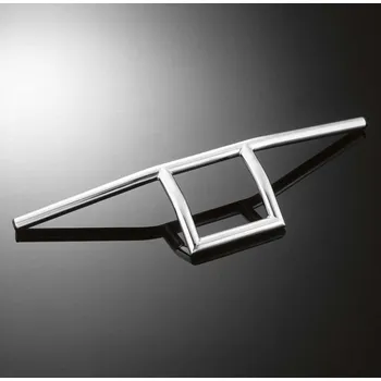 Řídítka Motocyklová řidítka 22mm Highway Hawk SQUARE, šířka 70cm, chrom