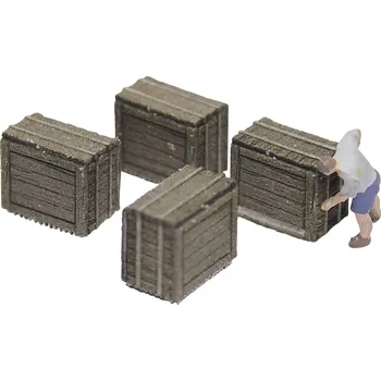 Modelová železnice MBZ 80263 H0 bedny pro europalety lasercut montážní sada