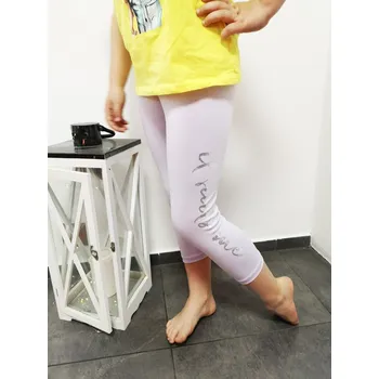 Maja Dívčí legínové kalhoty 3/4 lila Rozměr: 116